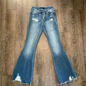 Flying Monkey high rise flat jeans